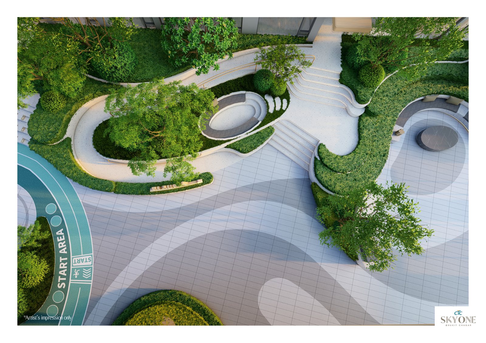 Landscaped gardens