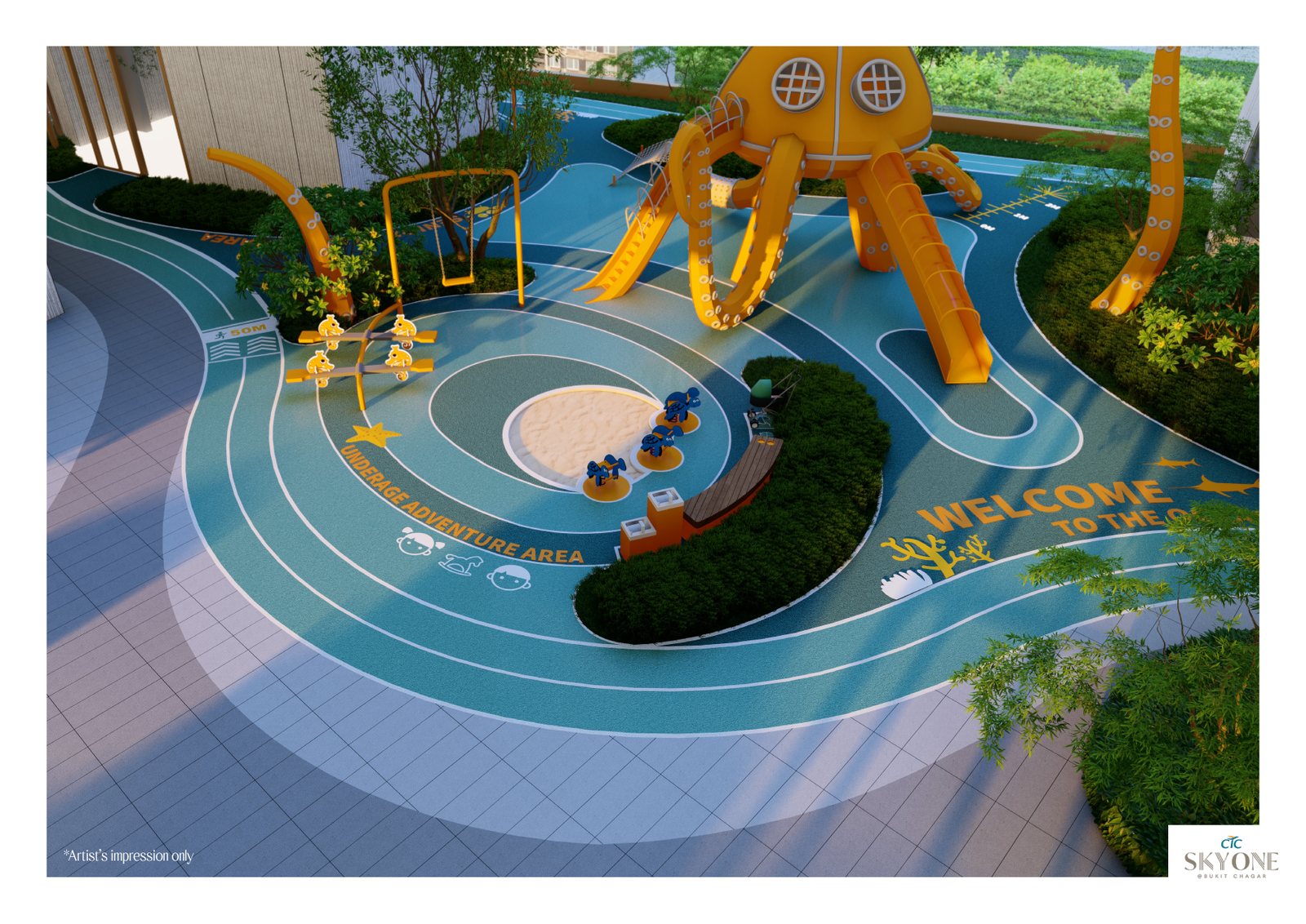 Children's adventure area